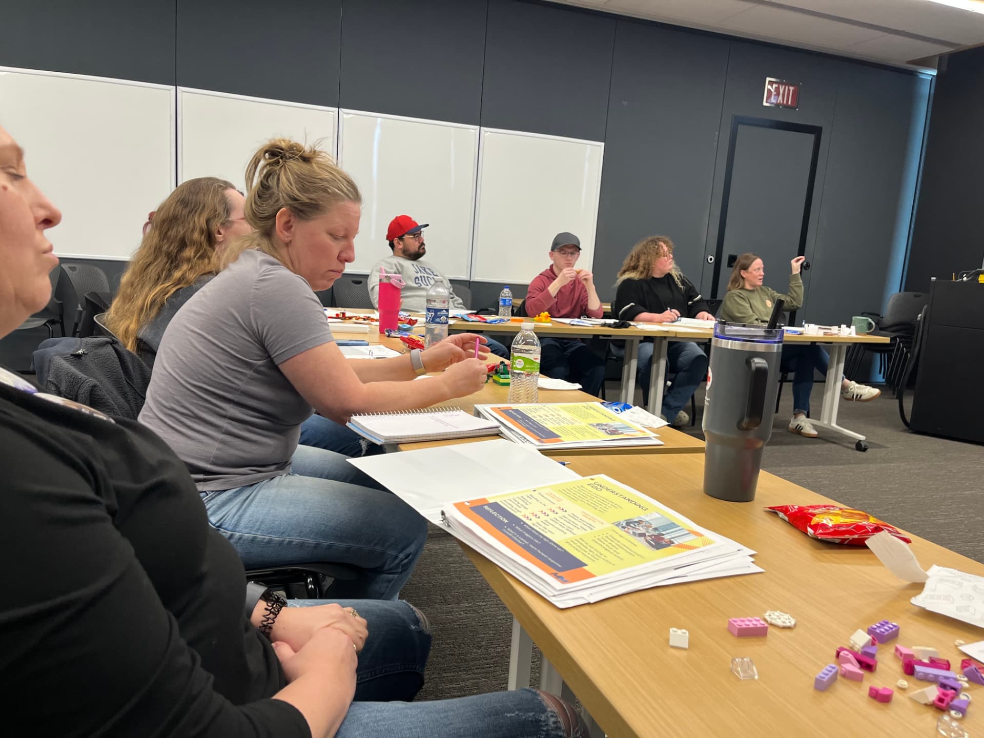 Daycos team members collaborating in a training session